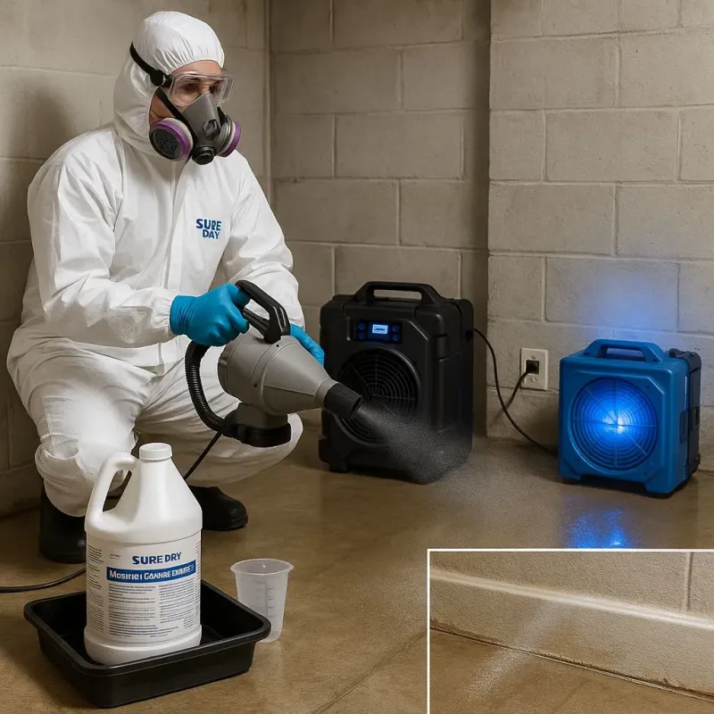 Sanitization and Odor Removal process in South Hadley, MA
