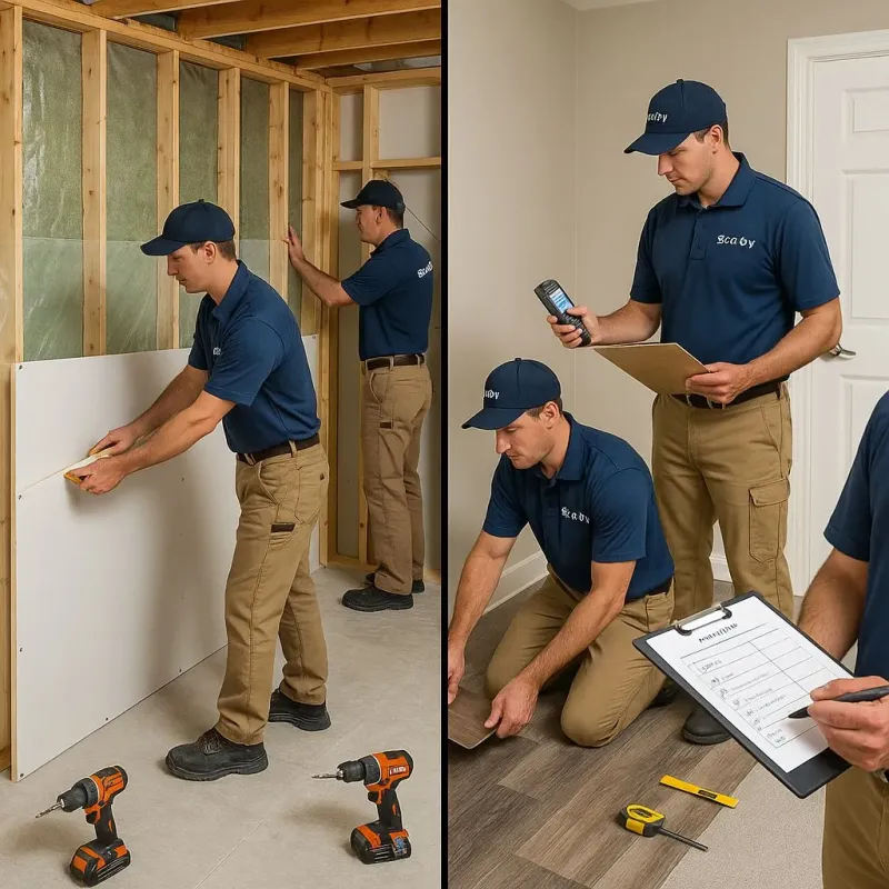 Repairs and Reconstruction process in South Hadley, MA